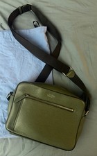 Smythson Of Bond Street Ludlow Camera Bag Crossbody Green