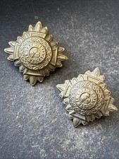 British Army Officers Shoulder Rank Pip Plain Brass 30mm