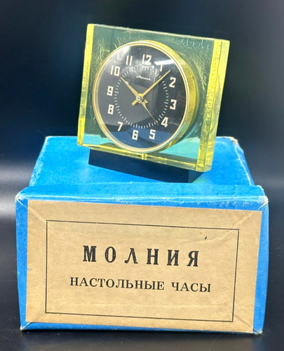 Molnija table clock - molnija,