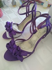 Ladies BHS  Pretty Purple  Shoes UK Size 4 New (3 Inch heels)  Cost £30 