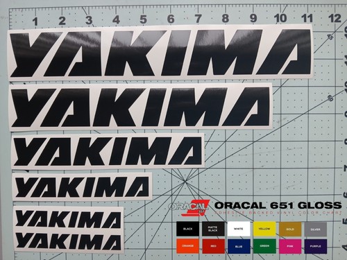 Yakima logo decal sticker - decal,