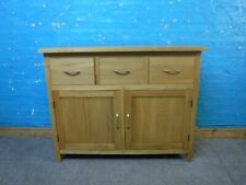 CHUNKY SOLID OAK 2DOOR 3DOVETAILED DRAWER TALL SIDEBOARD - MORE ITEMS LISTED