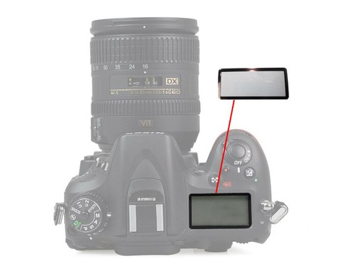 Top external lcd screen - external,