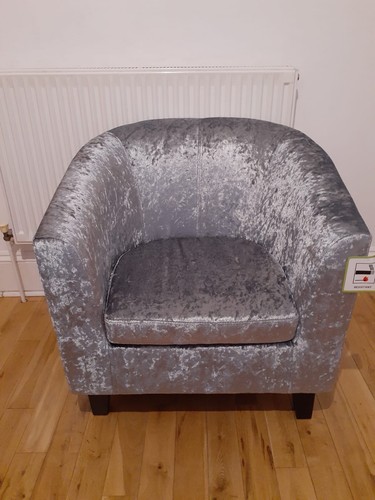 Tub chair grey silver brand - tub,
