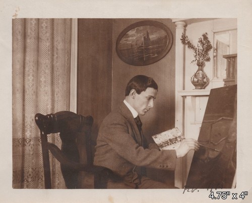 1905 man artist painting - 1905,