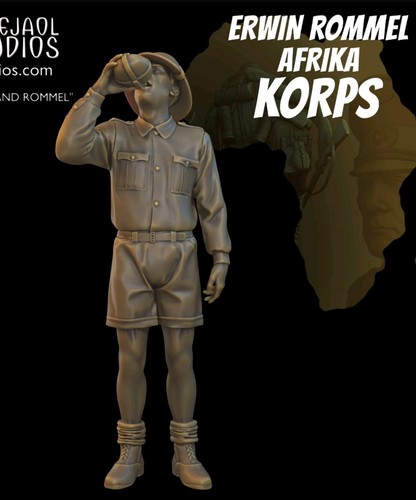 Ww2 afrika korps soldier - ,
