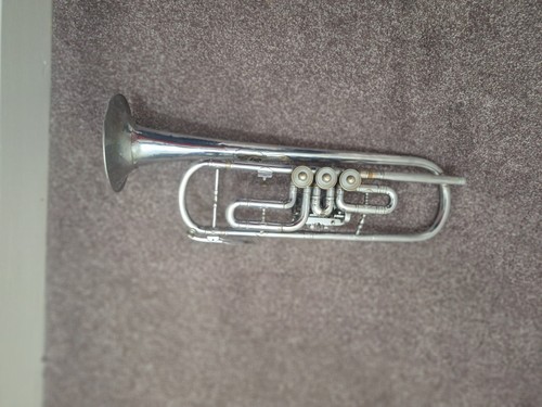 German wwii trumpet silver - trumpet,