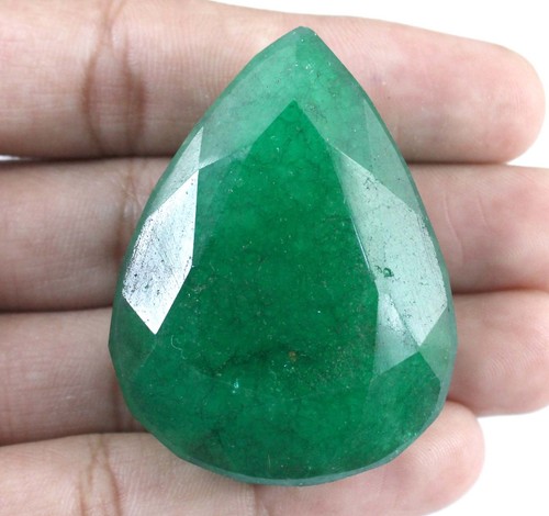 Pear cut green emerald - green, 242.70