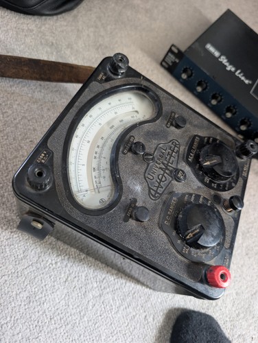 Vintage universal avometer - vintage,