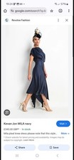 Kevan Jon Mila Navy Pleat