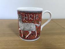 Royal Worcester Zodiacs 'Aries' Bone China Mug Tiny Nibble in Rim