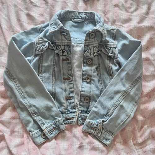 Girls denim jacket age - jacket, 6