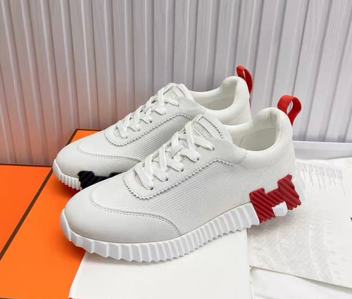 Hermes bouncing sneakers white - hermes,