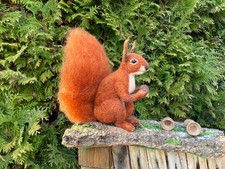 OOAK Needle Felted Red