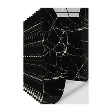 20PC PVC Marble Tiles Wall Sticker Self-Adhesive Stick On Kitchen Bathroom Decor