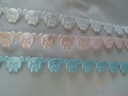 Teddy bear satin - 1m, lace