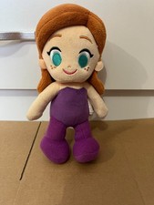 Disney Store Nuimos Frozen Anna Soft Toy Plush 7" No Clothes