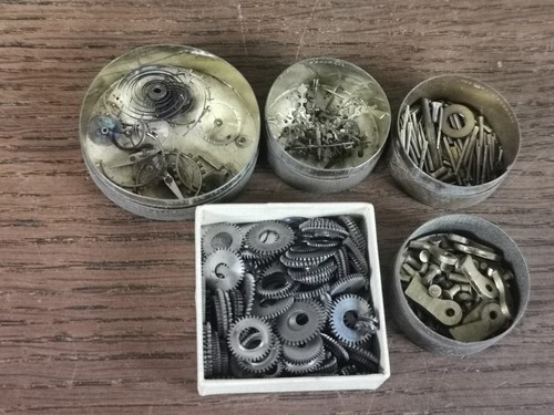 Pocket watch parts mostly - parts,,