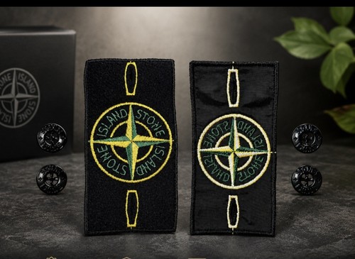 Stone island badge - stone,