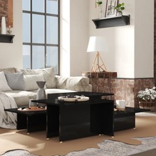 Coffee table set high gloss
