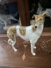 large porcelain Greyhound dog