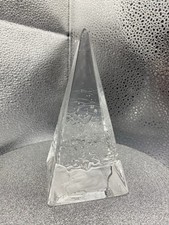 PAPERWEIGHT CLEAR CRYSTAL