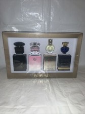 Versace 4 Piece Perfume Miniatures Gift Set for Women 4x5ml SEALED RARE