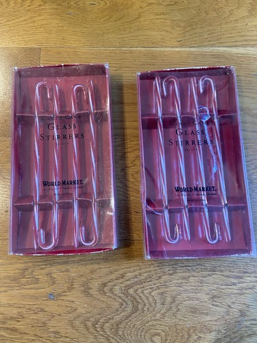 Candy cane glass stir - candy,