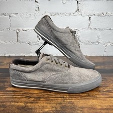 Polo Ralph Lauren Boys Beige Stone Suede Lace Up Trainers Size UK 9 / EU 43