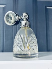 Vintage Art Deco Stuart Crystal England Perfume Atomiser Pat 485015 Signed
