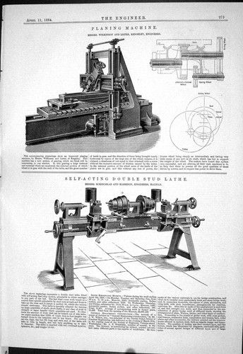 Old planing machine - planing,