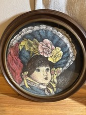 Vintage framed print of a