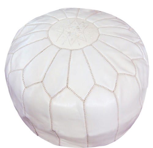 Moroccan pouf footstool - moroccan,
