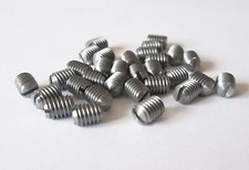 BA Steel Slotted Grub Screws -