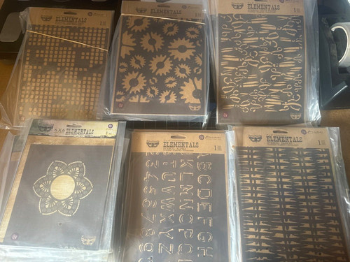Prima reusable stencils 6x6 - stencils,