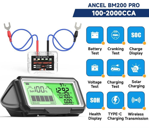 Ancel bm200 pro - bm200, battery