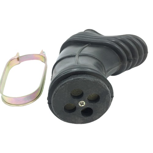 Air intake boot with clamp - air,
