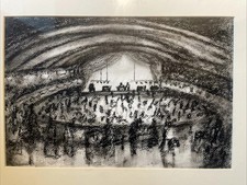 David Barrow Wigan Casino Pastel/Pencil Drawing Signed ✍️