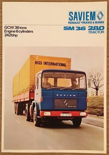 Renault saviem sm36 280 - renault,