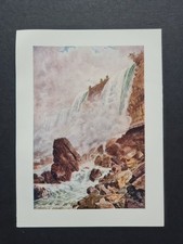 Antique 1907 print - Niagara