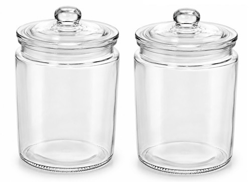 New storage clear glass - new ,