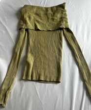 ZARA Olive Green 81% Viscose