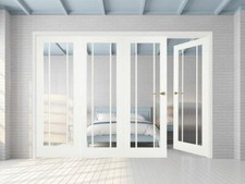 Internal white bifold doors
