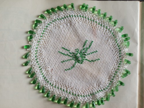 Art deco spider - deco, green