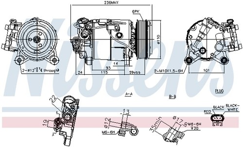 Compressor air conditioning - air,