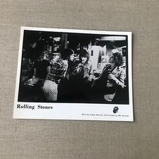 THE ROLLING STONES, original record company b&w publicity photo, circa 1977