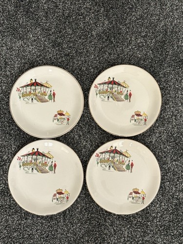 Alfred meakin side plates - alfred,