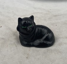 Vintage Ceramic Black Cat B&W