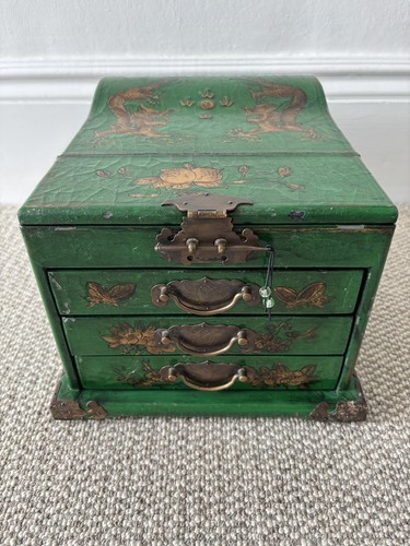 Antique chinese jewellery box - jewellery,