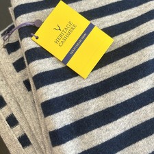 Cashmere blanket In Navy And